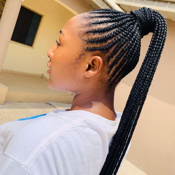 Ghana Weaving Cornrow Braid