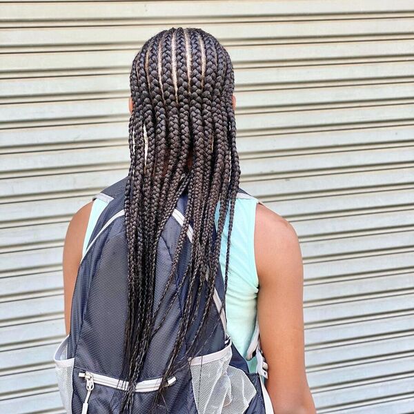 Simple African Braid Hairstyles