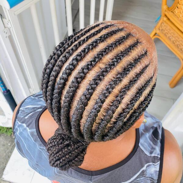 Small Corn Row Braids