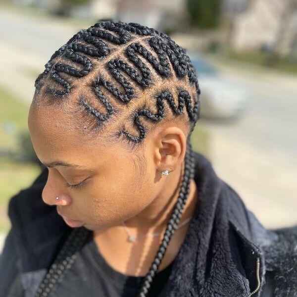 Zig Zag Hairstyles