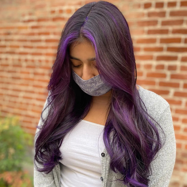 50 Best Black and Purple Hair Color Ideas in 2024 (with Pictures)