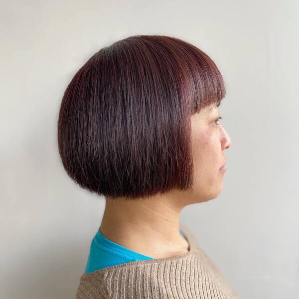 Ear-Length Razor Sharp with Bangs
